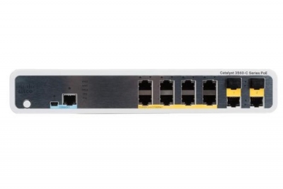 cisco-catalyst-ws-c3560c-8pc-s-poe+-ip-base-switch-front